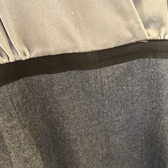 Club Monaco Gray Velvet Top Wool Skirt Dress size 10 - Picture 12 of 12